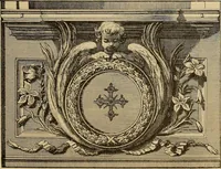 An illustration from Katalog der ornamentstich-sammlung des Kunstgewerbe-museums, mit 200 abbildungen (1894)