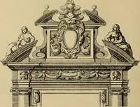 An illustration from Katalog der ornamentstich-sammlung des Kunstgewerbe-museums, mit 200 abbildungen (1894)
