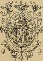 An illustration from Katalog der ornamentstich-sammlung des Kunstgewerbe-museums, mit 200 abbildungen (1894)