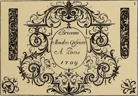 An illustration from Katalog der ornamentstich-sammlung des Kunstgewerbe-museums, mit 200 abbildungen (1894)