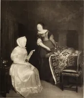An illustration from Katalog der Sammlung Baron Königswarter in Wien : II. Abteilung: Gemälde alte Meister. Vorbesichtigung in Wien in der Kunsthandlung Friedrich Schwarz ... Vorbesichtigung in Berlin in der Kunsthandlung Eduard Schulte ... (1906)