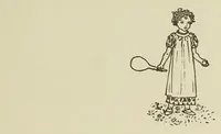 An illustration from Kate Greenaway's book of games (1889)