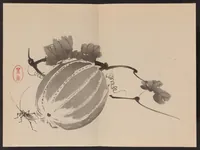 An illustration from Keinen shūgajō (1906)