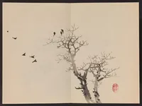 An illustration from Keinen shūgajō (1906)