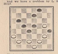 An illustration from Checkers, The Handy Manual (1923)