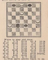 An illustration from Checkers, The Handy Manual (1923)