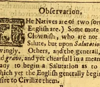 Picture 3 of 3 from A key into the language of America: or, An help to the language of the natives in that part of America, called New-England. : Together, with briefe observations of the customes, manners and worships, &c. of the aforesaid natives, in peace and warre, in life and death. On all which are added spirituall observations, generall and particular by the authour, of chiefe and speciall use (upon all occasions,) to all the English inhabiting those parts; yet pleasant and profitable to the view of all men: (1643), leaf 19