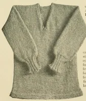 An illustration from Khaki knitting book (1917)