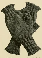 An illustration from Khaki knitting book (1917)