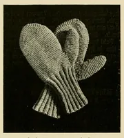 An illustration from Khaki knitting book (1917)