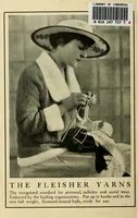 An illustration from Khaki knitting book (1917)