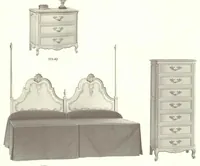 An illustration from Kindel French Provincial Louis XV Furniture 1973 (1973)