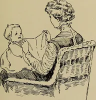 An illustration from The kindergarten in the home; a book for parents and for all interested in child-training (1909)