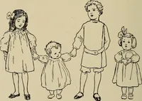 An illustration from The kindergarten in the home; a book for parents and for all interested in child-training (1909)