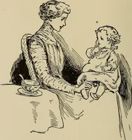 An illustration from The kindergarten in the home; a book for parents and for all interested in child-training (1909)