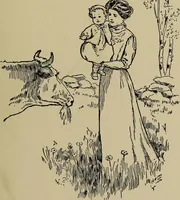 An illustration from The kindergarten in the home; a book for parents and for all interested in child-training (1909)