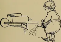 An illustration from The kindergarten in the home; a book for parents and for all interested in child-training (1909)