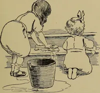 An illustration from The kindergarten in the home; a book for parents and for all interested in child-training (1909)