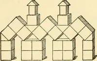 An illustration from Kindergarten, painting, plays and home entertainments; a book of amusement and instruction for boys and girls (1900)