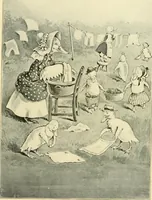 An illustration from Kindergarten, painting, plays and home entertainments; a book of amusement and instruction for boys and girls (1900)