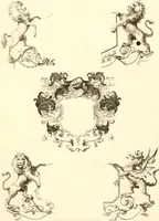 Picture 8 of 26 from Knight's heraldic illustrations designed for the use of herald painters and engravers (1843), leaf 10