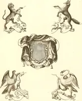 An illustration from Knight's heraldic illustrations designed for the use of herald painters and engravers (1843)