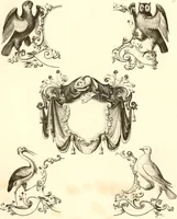 An illustration from Knight's heraldic illustrations designed for the use of herald painters and engravers (1843)