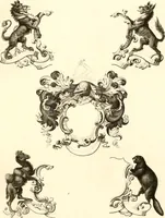 An illustration from Knight's heraldic illustrations designed for the use of herald painters and engravers (1843)