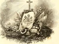 An illustration from Knight's heraldic illustrations designed for the use of herald painters and engravers (1843)