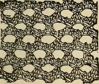 An illustration from Knitting : how to knit and what to knit... (1884)