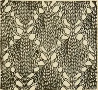An illustration from Knitting : how to knit and what to knit... (1884)
