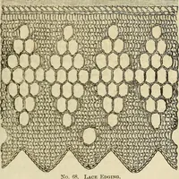 An illustration from Knitting : how to knit and what to knit... (1884)