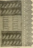 An illustration from Knitting : how to knit and what to knit... (1884)