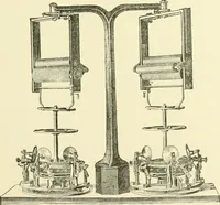 An illustration from Knitting; a manual of practical instruction in the mechanical details of all types of knitting machinery, their operation, adjustment, and care (1909)