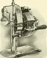 An illustration from Knitting; a manual of practical instruction in the mechanical details of all types of knitting machinery, their operation, adjustment, and care (1909)