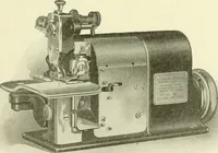 An illustration from Knitting; a manual of practical instruction in the mechanical details of all types of knitting machinery, their operation, adjustment, and care (1909)