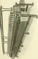 An illustration from Knitting; a manual of practical instruction in the mechanical details of all types of knitting machinery, their operation, adjustment, and care (1909)