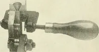 An illustration from Knitting; a manual of practical instruction in the mechanical details of all types of knitting machinery, their operation, adjustment, and care (1909)