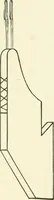 An illustration from Knitting; a manual of practical instruction in the mechanical details of all types of knitting machinery, their operation, adjustment, and care (1909)