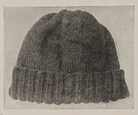 An illustration from Knitting and sewing; how to make seventy useful articles for men in the army and navy (1918)