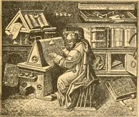 An illustration from A könyv története (1915)