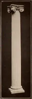 An illustration from Koll's patent lock-joint staved and turned columns. (1913)
