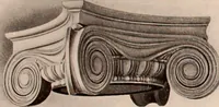 An illustration from Koll's patent lock-joint staved and turned columns. (1913)