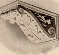An illustration from Koll's patent lock-joint staved and turned columns. (1913)