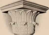An illustration from Koll's patent lock-joint staved and turned columns. (1913)