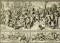 Picture 18 of 29 from Komste van Zyne Majesteit Willem III. koning van Groot Britanje, enz. in Holland, of, Te omstandelyke beschryving van alles, : het welke op des zelfs komste en geduurende zyn verblyf, in's Graavenhaage en elders, ten teeken van vreugde en eere, is opgerecht en voorgevallen (1691), leaf 103