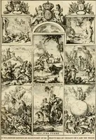 Picture 11 of 29 from Komste van Zyne Majesteit Willem III. koning van Groot Britanje, enz. in Holland, of, Te omstandelyke beschryving van alles, : het welke op des zelfs komste en geduurende zyn verblyf, in's Graavenhaage en elders, ten teeken van vreugde en eere, is opgerecht en voorgevallen (1691), leaf 82