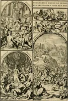 An illustration from Komste van Zyne Majesteit Willem III. koning van Groot Britanje, enz. in Holland, of, Te omstandelyke beschryving van alles, : het welke op des zelfs komste en geduurende zyn verblyf, in's Graavenhaage en elders, ten teeken van vreugde en eere, is opgerecht en voorgevallen (1691)