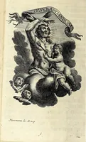 An illustration from Königliche Halss-Zierde einer Gott-liebenden Seelen : in sich begreiffend überaus kräftige Morgen- Abend- Mess- Beicht- und Communion-Gebetter, zu dem hochwürdigsten Sacrament des Altars, der aller-heiligsten Dreyfaltigkeit, von süssen Namen Jesu, Leiden Christi, zu der Mutter Gottes, allen Heil. Engeln und verschidenen Heiligen Gottes : nebst beygefügten Tag-Zeiten zu der göttlichen Fürsichtigkeit ... wie auch mit unterschiedlichen Litaneyen ... : allen Gott-liebenden Herzen zu grösserer Andacht aus verschiedenen approbirten Büchern zusammen getragen, auch auf ein neues in vielen verbesseret ..