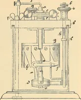An illustration from Konstruktion, Bau und Betrieb von Funkeninduktoren und deren Anwendung, mit besonderer Berücksichtigung der Röntgenstrahlen-Technik (1904)